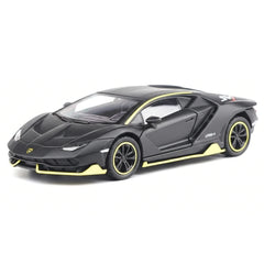 [TOY] 1:36 Lamborghini 2018 Aventador LP780-4 SVJ Black Model Car Die-Cast
