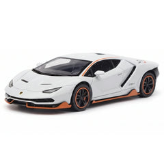 [TOY] 1:36 Lamborghini 2018 Aventador LP780-4 SVJ Gray Model Car Die-Cast