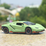 Lamborghini 2018 Aventador LP780-4 SVJ Zielony 1:36 – Model wyświetlacza odlewany z odlewu