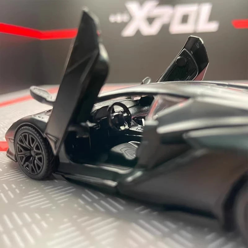 [TOY] 1:36 Lamborghini 2020 Sian FKP 37 Black Model Car Die-Cast