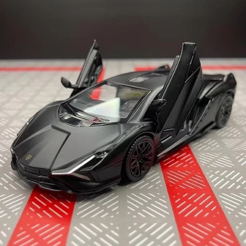 [TOY] 1:36 Lamborghini 2020 Sian FKP 37 Black Model Car Die-Cast