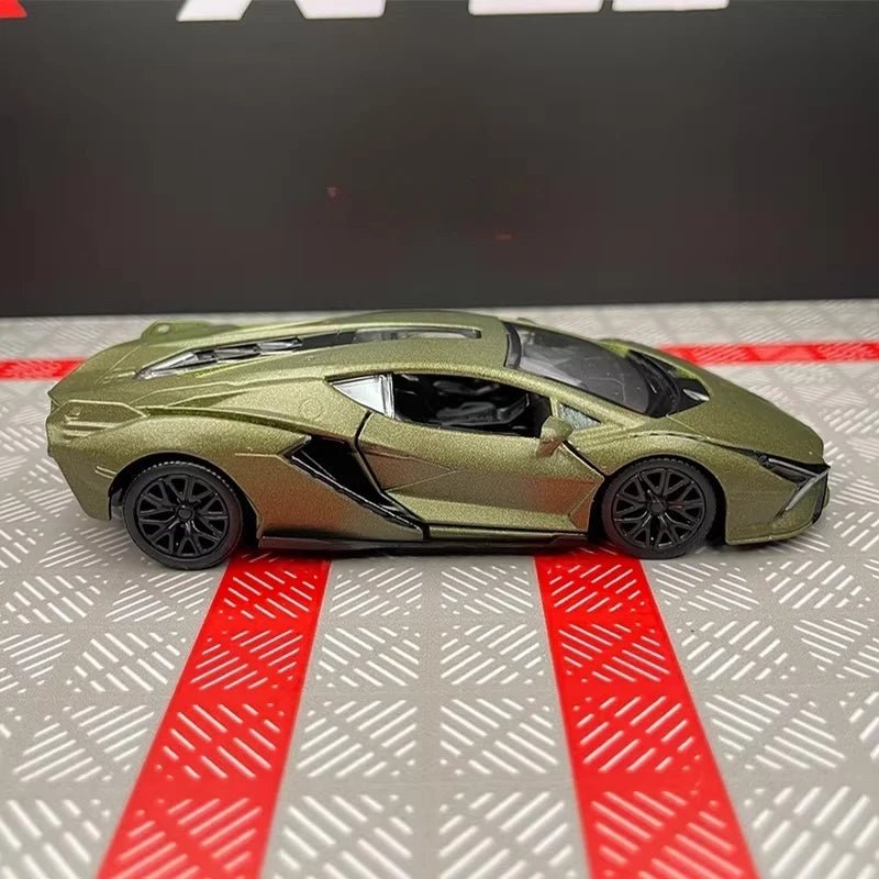 [TOY] 1:36 Lamborghini 2020 Sian FKP 37 Gray Model Car Die-Cast