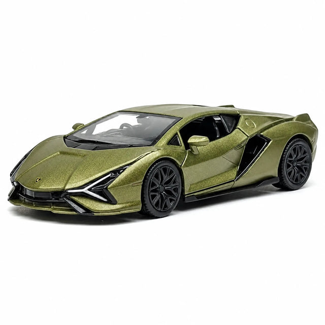 Lamborghini 2020 Sian FKP 37 Gray 1:36 – Druckguss-Display-Modell-Druckguss