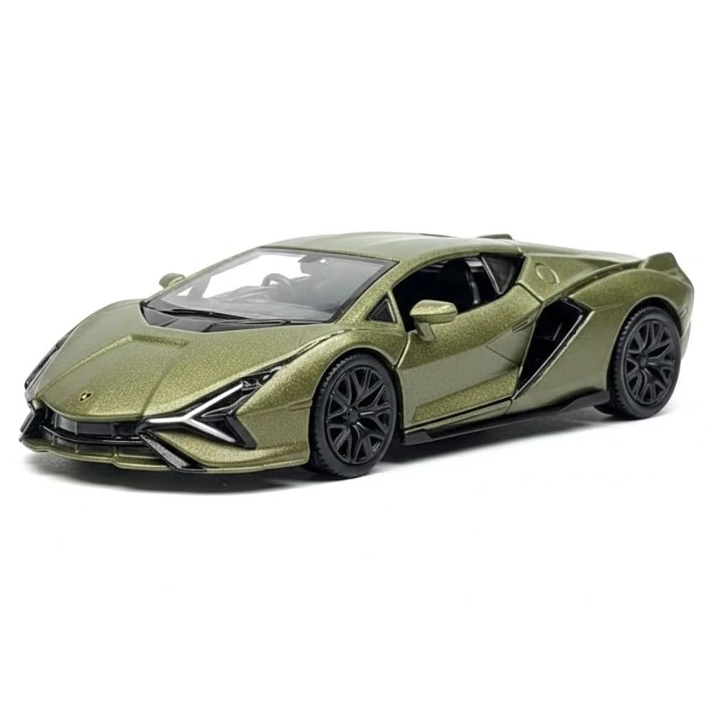 [TOY] 1:36 Lamborghini 2020 Sian FKP 37 Gray Model Car Die-Cast