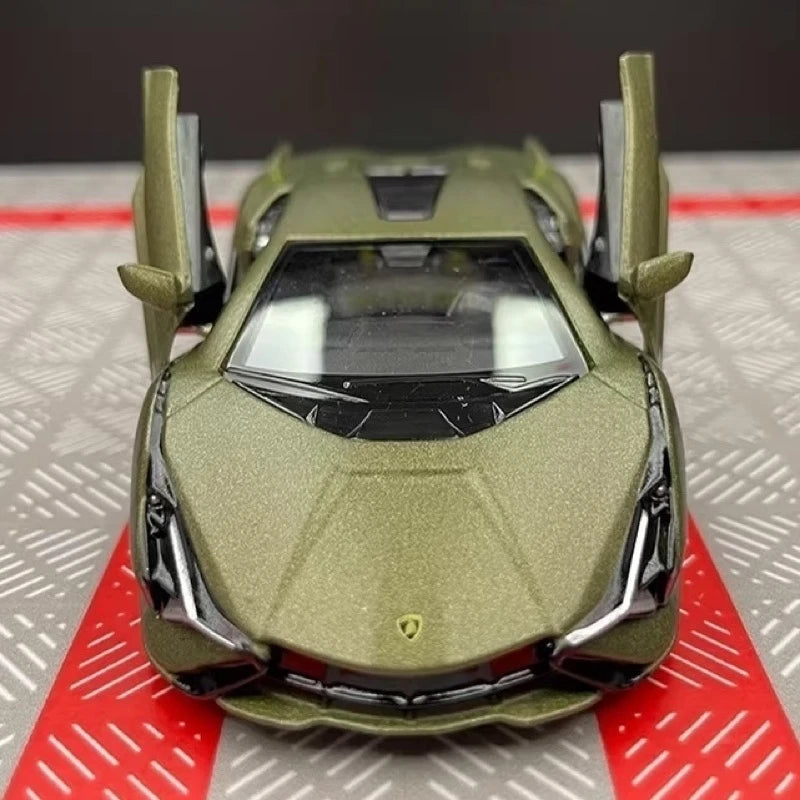 [TOY] 1:36 Lamborghini 2020 Sian FKP 37 Gray Model Car Die-Cast