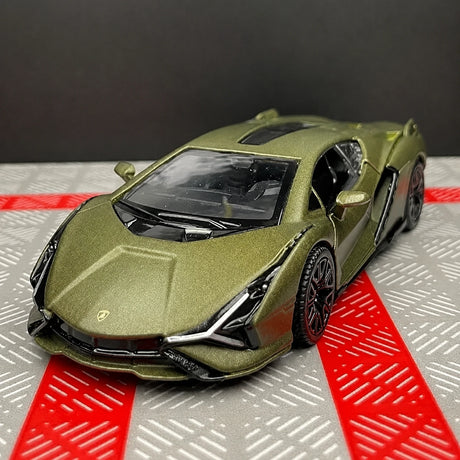 [TOY] 1:36 Lamborghini 2020 Sian FKP 37 Gray Model Car Die-Cast