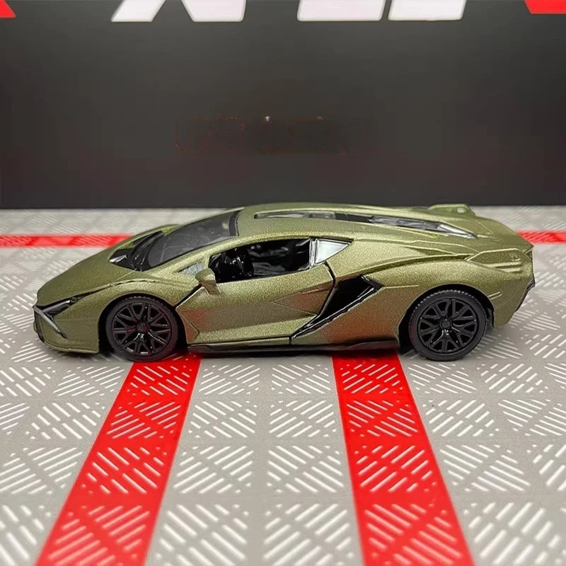 [TOY] 1:36 Lamborghini 2020 Sian FKP 37 Gray Model Car Die-Cast