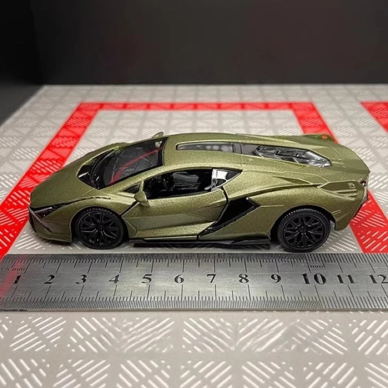 [TOY] 1:36 Lamborghini 2020 Sian FKP 37 Gray Model Car Die-Cast