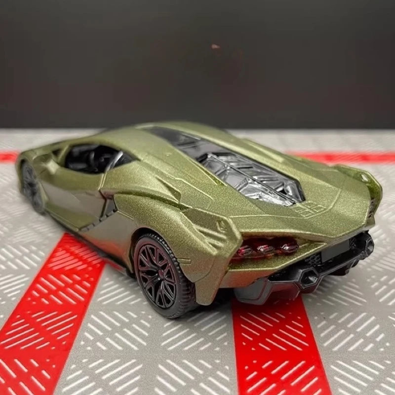 [TOY] 1:36 Lamborghini 2020 Sian FKP 37 Gray Model Car Die-Cast