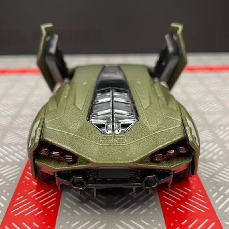 [TOY] 1:36 Lamborghini 2020 Sian FKP 37 Gray Model Car Die-Cast