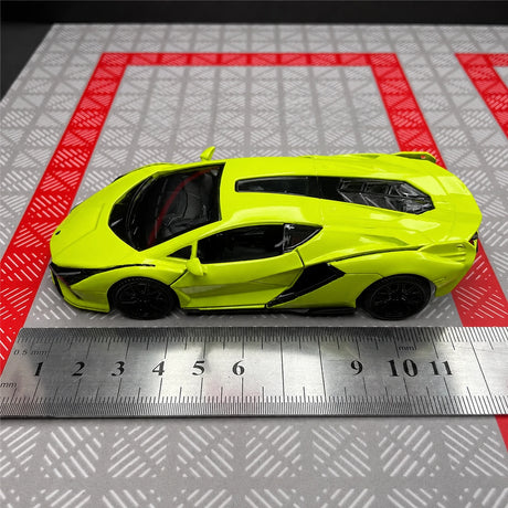 Lamborghini 2020 سيان FKP 37 جرين 1:36 – نموذج عرض مصبوب، مصبوب.