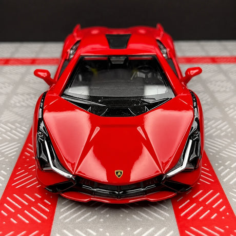 Lamborghini 2020 سيان FKP 37 ريد 1:36 – نموذج عرض مصبوب، مصبوب.