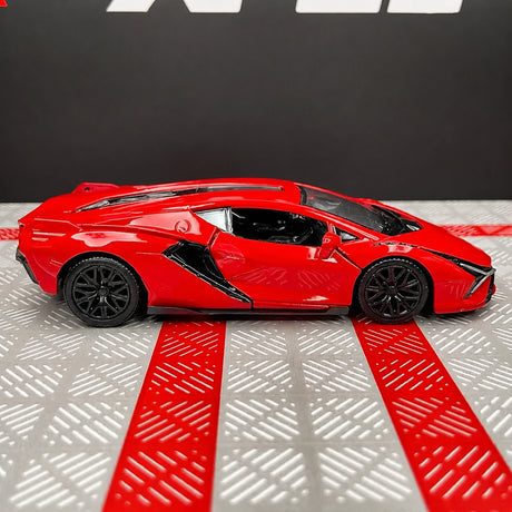 Lamborghini 2020 سيان FKP 37 ريد 1:36 – نموذج عرض مصبوب، مصبوب.