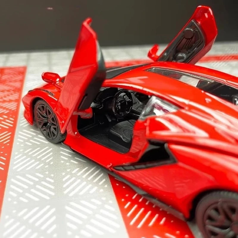 [TOY] 1:36 Lamborghini 2020 Sian FKP 37 Red Model Car Die-Cast
