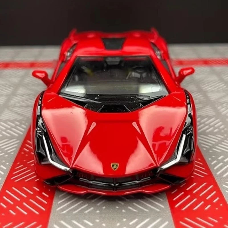 [TOY] 1:36 Lamborghini 2020 Sian FKP 37 Red Model Car Die-Cast