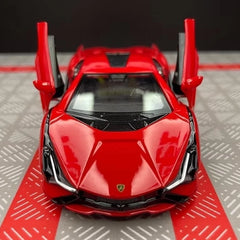 [TOY] 1:36 Lamborghini 2020 Sian FKP 37 Red Model Car Die-Cast