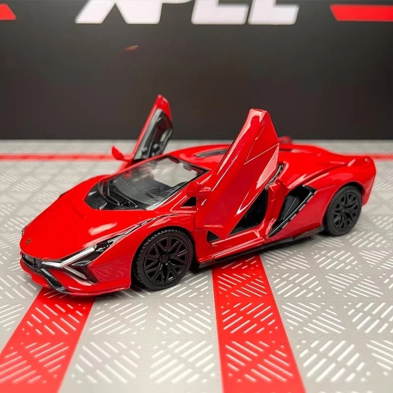 [TOY] 1:36 Lamborghini 2020 Sian FKP 37 Red Model Car Die-Cast