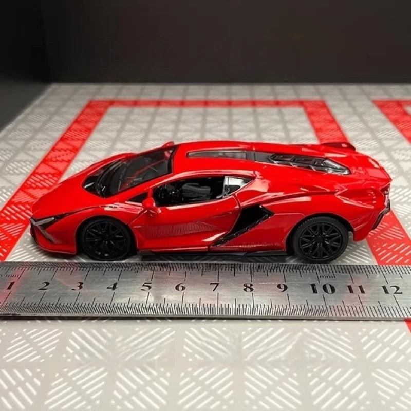 [TOY] 1:36 Lamborghini 2020 Sian FKP 37 Red Model Car Die-Cast