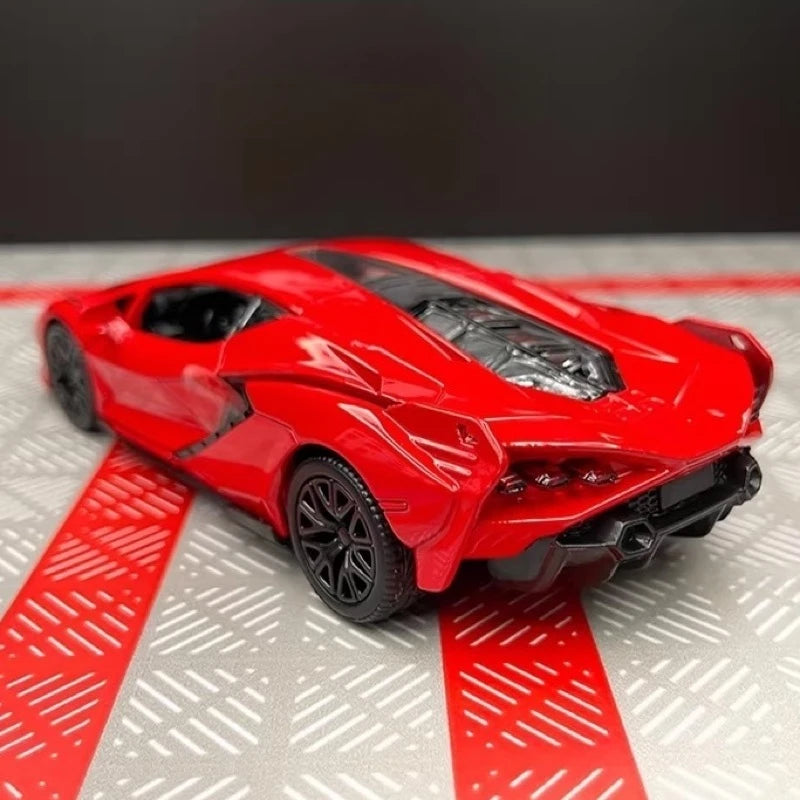 [TOY] 1:36 Lamborghini 2020 Sian FKP 37 Red Model Car Die-Cast