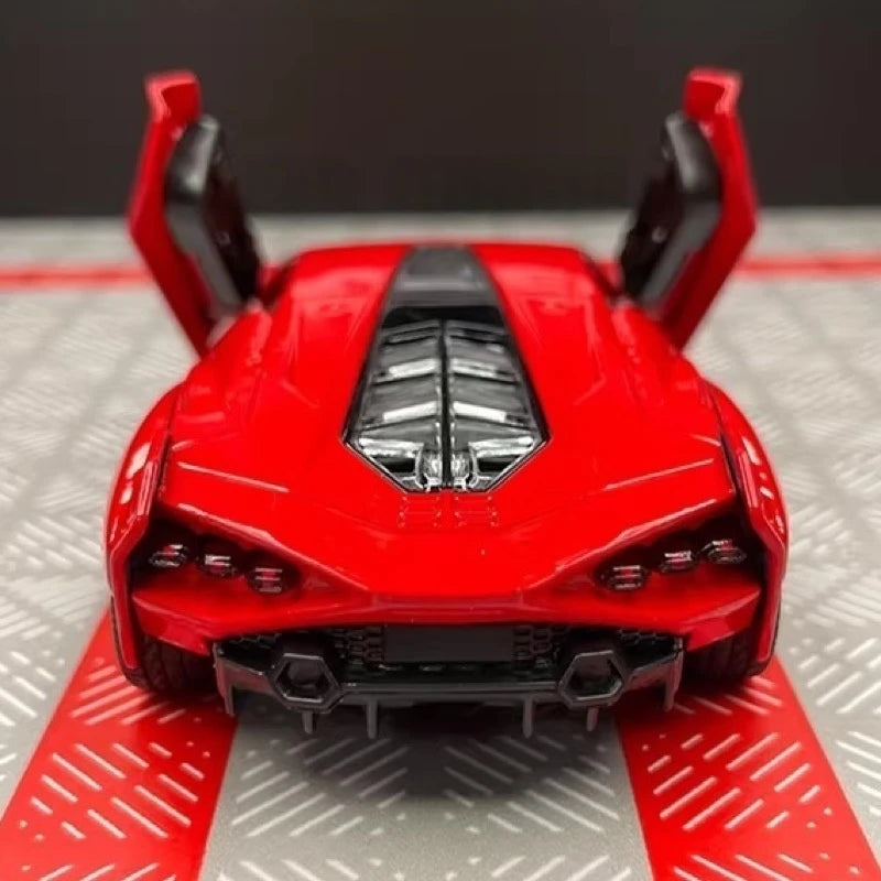 [TOY] 1:36 Lamborghini 2020 Sian FKP 37 Red Model Car Die-Cast
