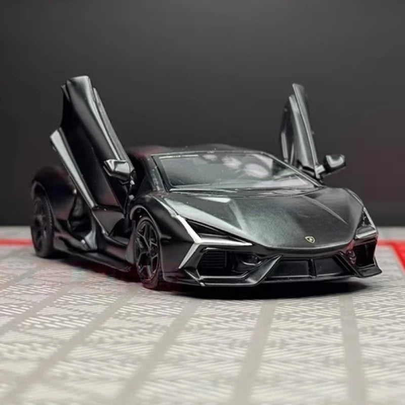 [TOY] 1:36 Lamborghini 2023 Revuelto Black Model Car Die-Cast