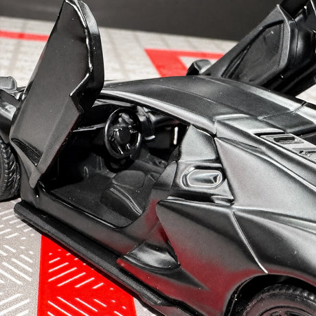 Lamborghini 2023 Revuelto أسود 1:36 – نموذج عرض معدني مصبوب