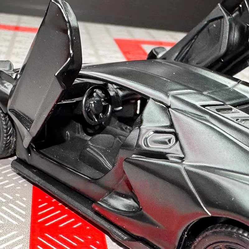 [TOY] 1:36 Lamborghini 2023 Revuelto Black Model Car Die-Cast
