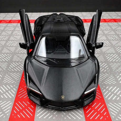 Lamborghini 2023 Revuelto أسود 1:36 – نموذج عرض معدني مصبوب
