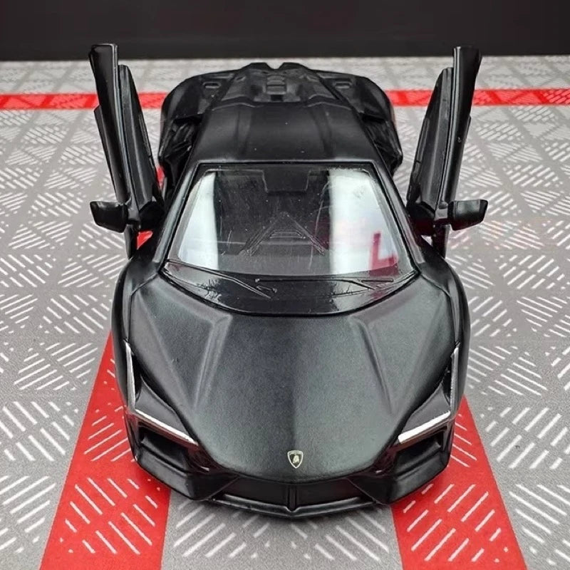 [TOY] 1:36 Lamborghini 2023 Revuelto Black Model Car Die-Cast