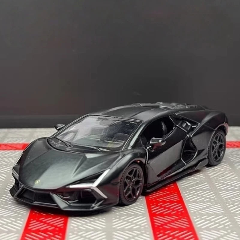[TOY] 1:36 Lamborghini 2023 Revuelto Black Model Car Die-Cast