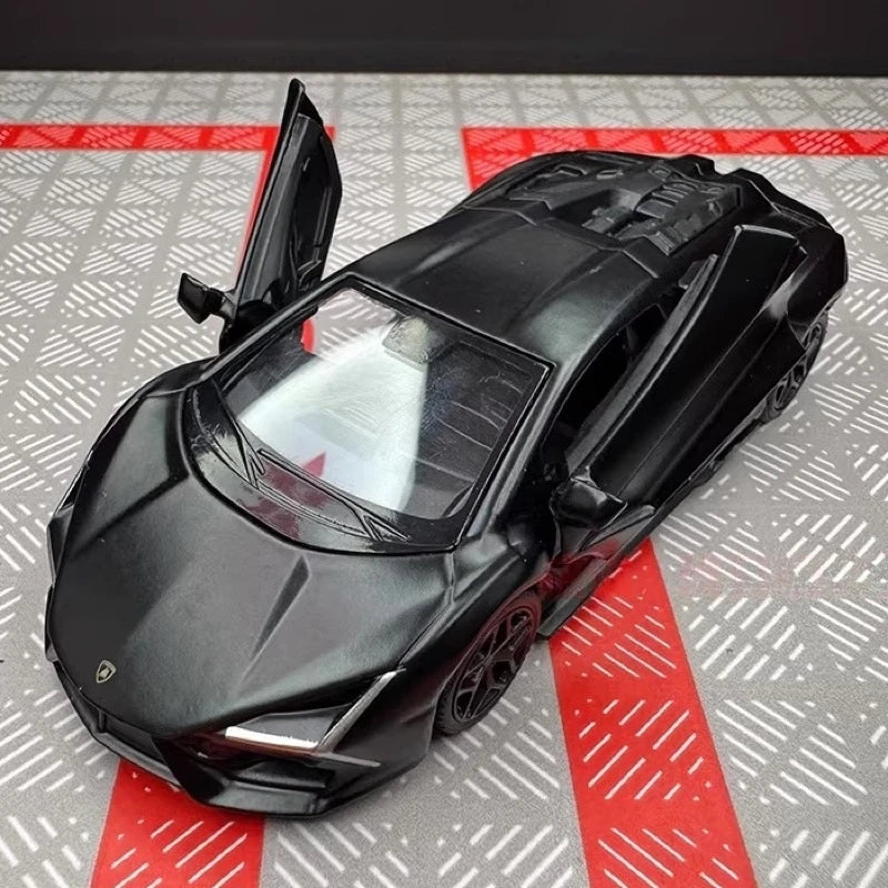 [TOY] 1:36 Lamborghini 2023 Revuelto Black Model Car Die-Cast