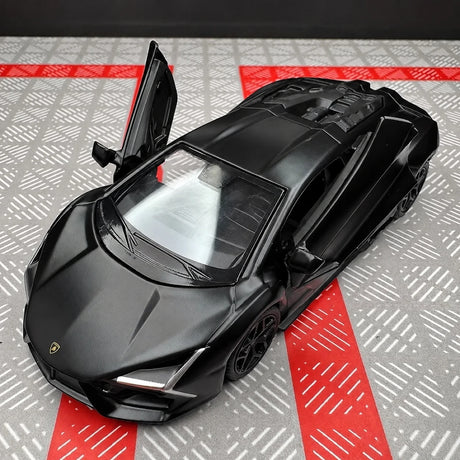 Lamborghini 2023 Revuelto أسود 1:36 – نموذج عرض معدني مصبوب