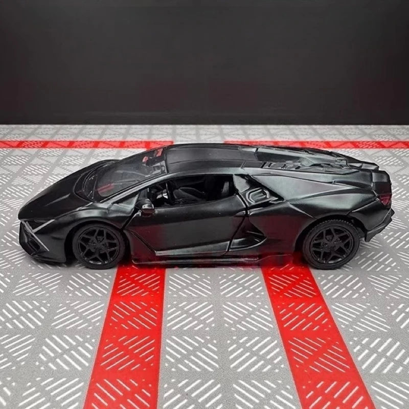 [TOY] 1:36 Lamborghini 2023 Revuelto Black Model Car Die-Cast