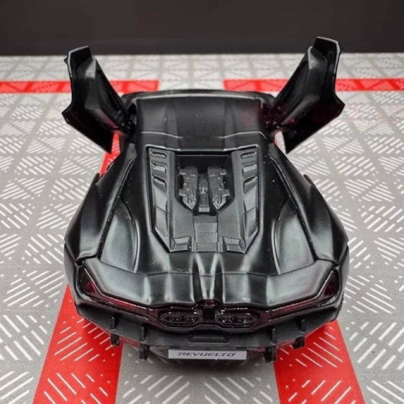 [TOY] 1:36 Lamborghini 2023 Revuelto Black Model Car Die-Cast
