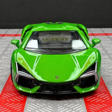 Lamborghini 2023 Revuelto verde 1:36 – modelo de exposição em metal fundido