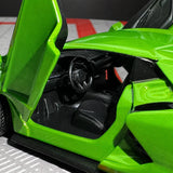 Lamborghini 2023 Revuelto verde 1:36 – modelo de exposição em metal fundido