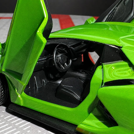 Lamborghini 2023 Revuelto أخضر 1:36 – نموذج عرض معدني مصبوب