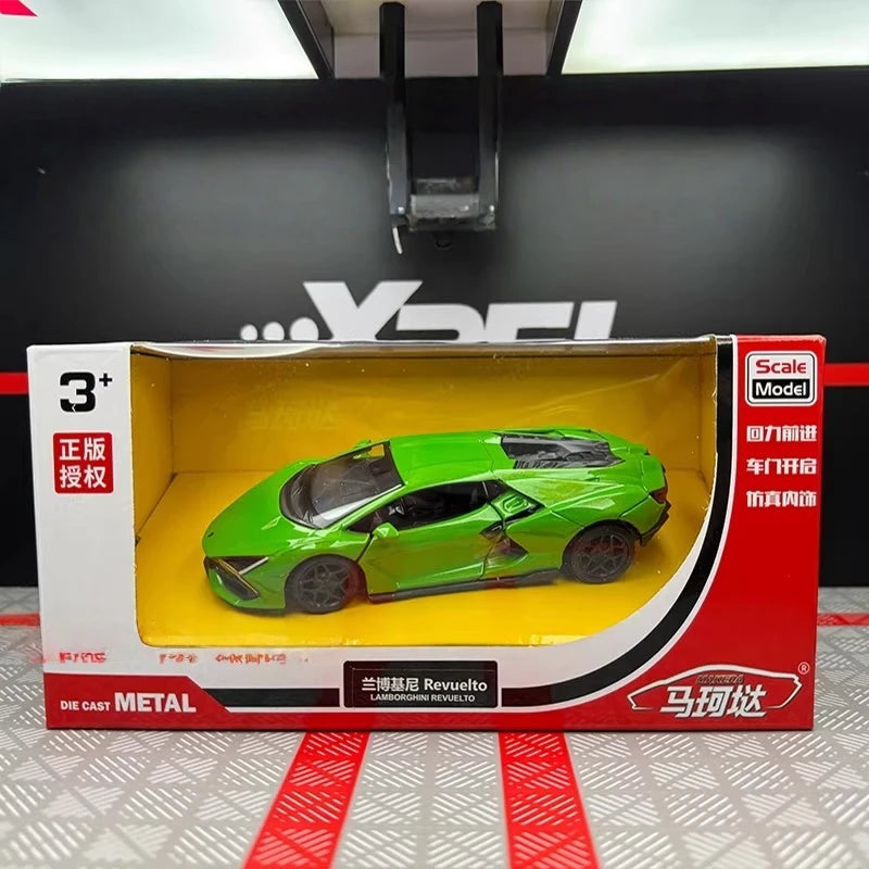 [TOY] 1:36 Lamborghini 2023 Revuelto Green Model Car Die-Cast