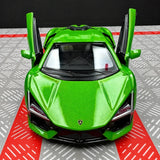 Lamborghini 2023 Revuelto verde 1:36 – modelo de exposição em metal fundido