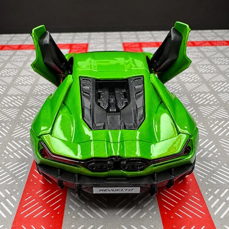 Lamborghini 2023 Revuelto أخضر 1:36 – نموذج عرض معدني مصبوب