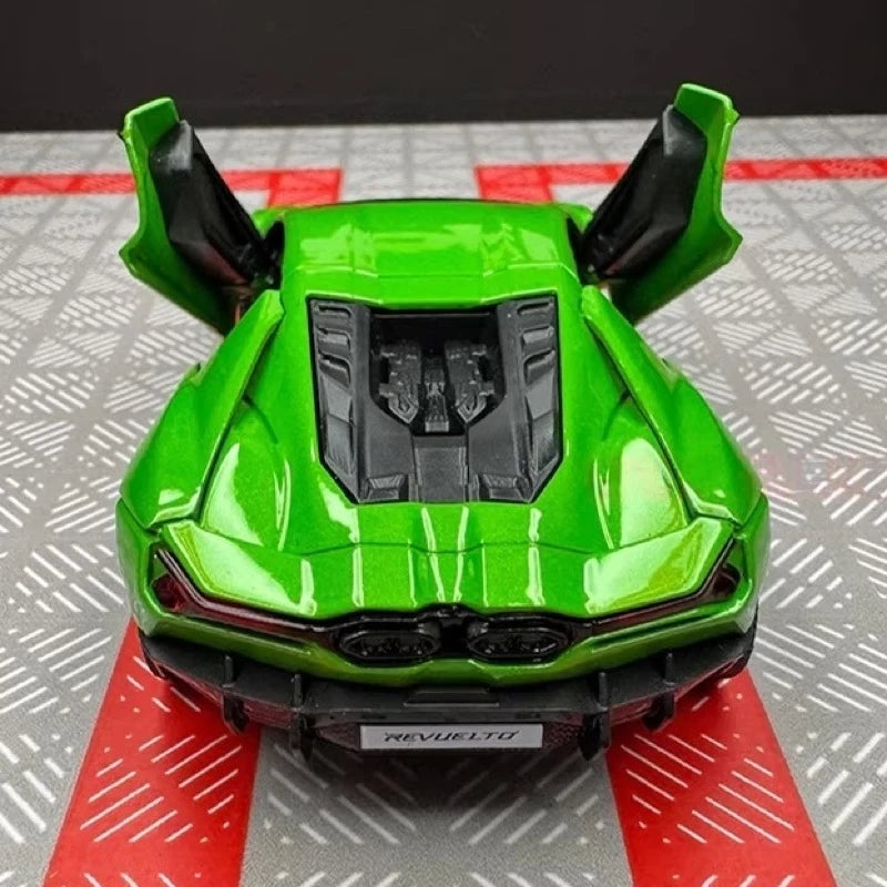 [TOY] 1:36 Lamborghini 2023 Revuelto Green Model Car Die-Cast