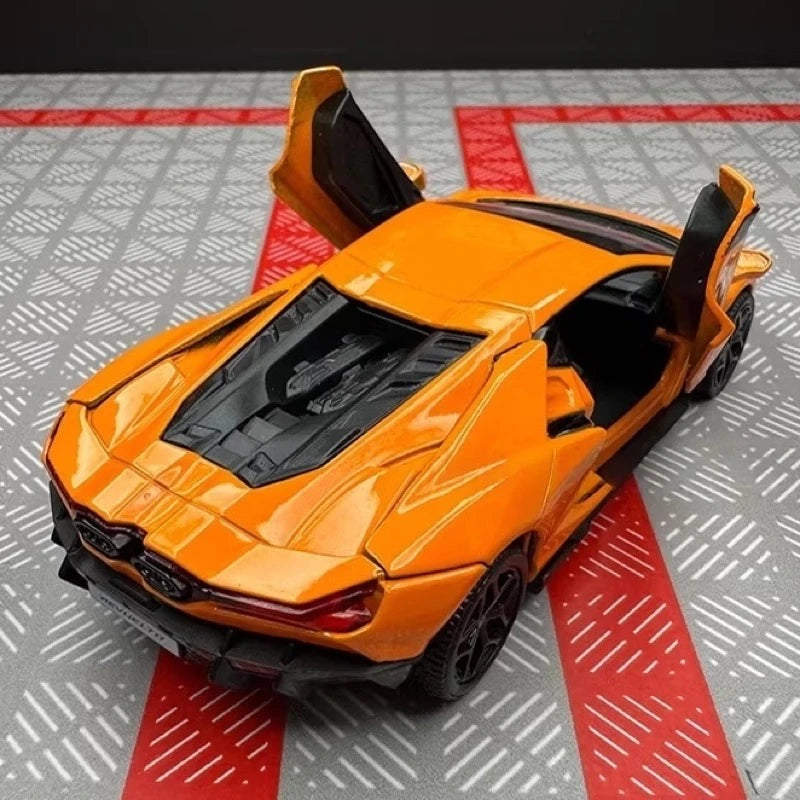 [TOY] 1:36 Lamborghini 2023 Revuelto Orange Model Car Die-Cast