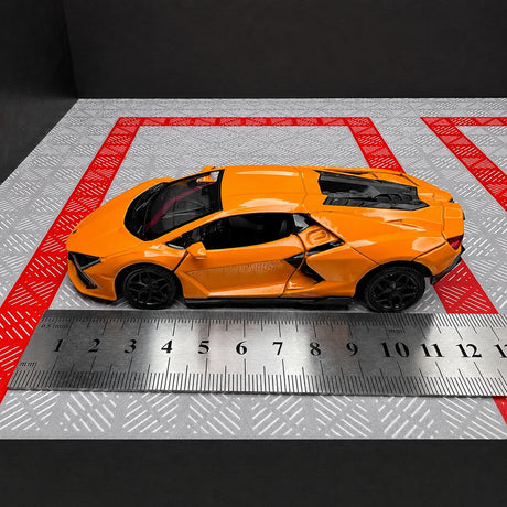 Lamborghini 2023 Revuelto برتقالي 1:36 – نموذج عرض معدني مصبوب