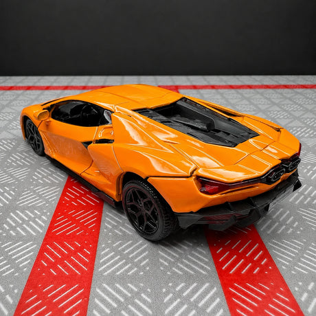 Lamborghini 2023 Revuelto برتقالي 1:36 – نموذج عرض معدني مصبوب