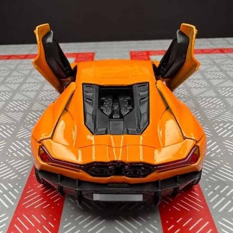 [TOY] 1:36 Lamborghini 2023 Revuelto Orange Model Car Die-Cast
