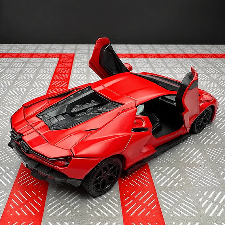 Lamborghini 2023 Revuelto أحمر 1:36 – نموذج عرض معدني مصبوب