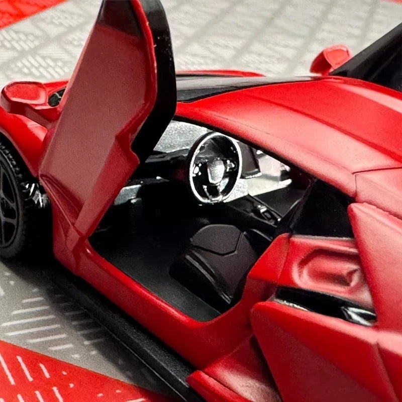 [TOY] 1:36 Lamborghini 2023 Revuelto Red Model Car Die-Cast