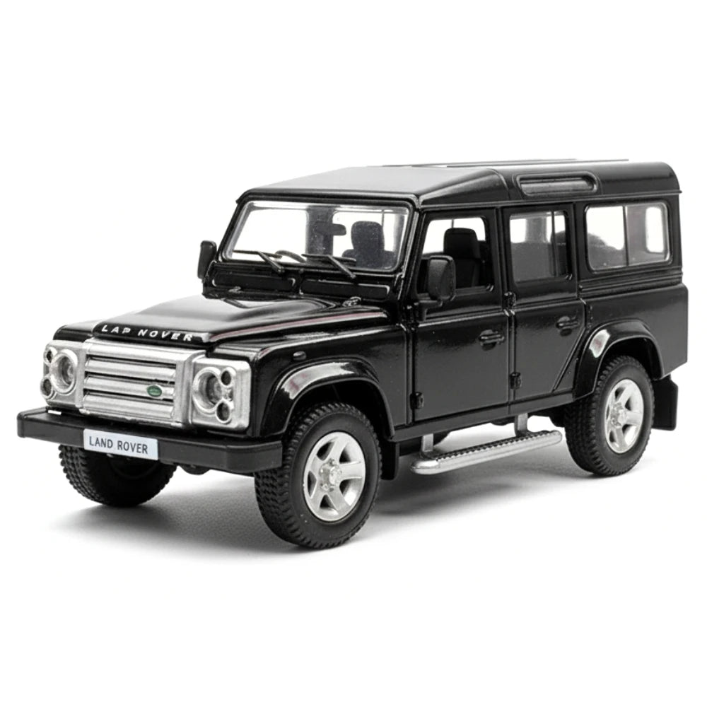 [TOY] 1:36 Land Rover 1990 Defender 110 Black Model Car Die-Cast