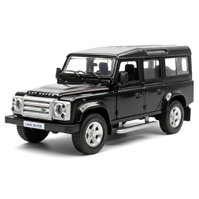 [TOY] 1:36 Land Rover 1990 Defender 110 zwart modelauto Die-Cast
