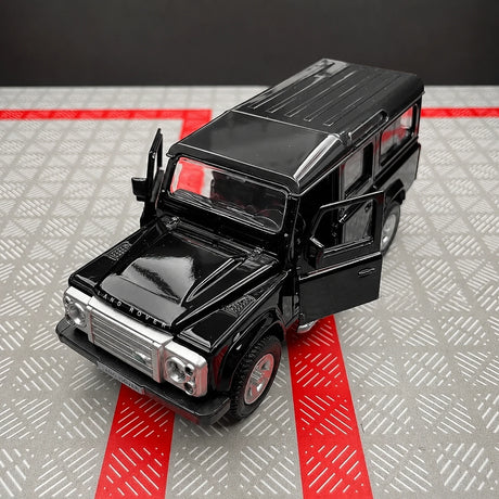 [TOY] 1:36 Land Rover 1990 Defender 110 nero modellino di auto Die-Cast